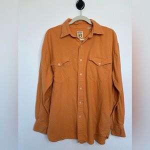 Wrangler Resistol Double Orange Shirt